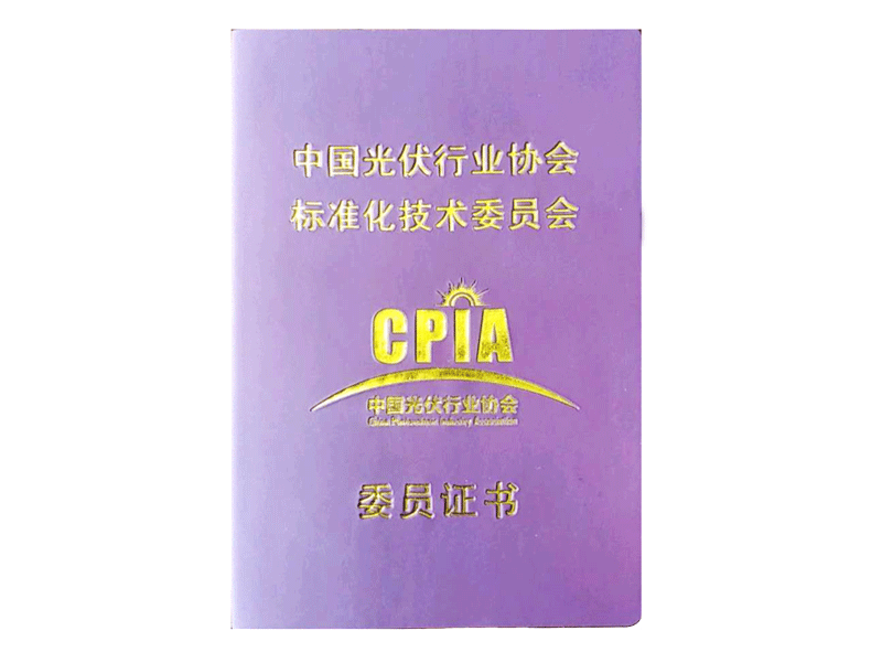 中国光伏行业协会尺度化技术委员会